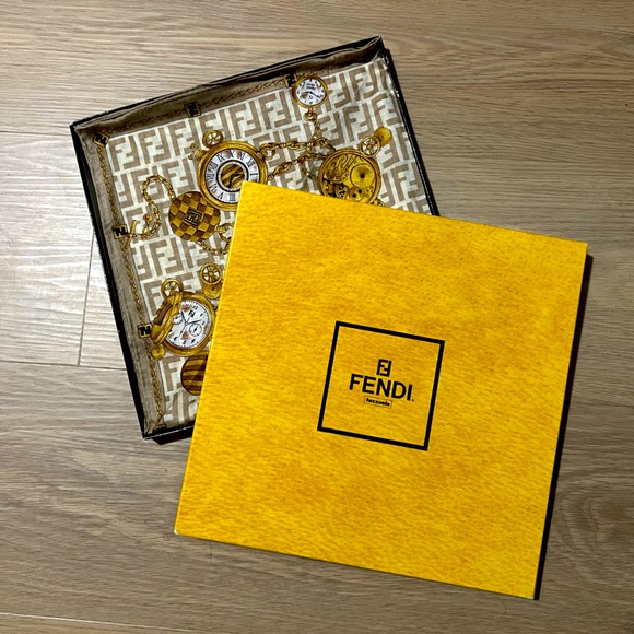 Authentic Fendi handkerchief with a box - Picture 2 of 5